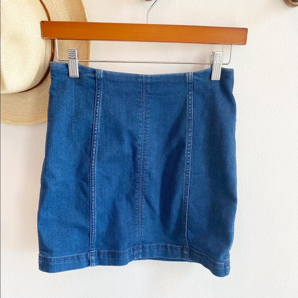 Free People Denim Skirt